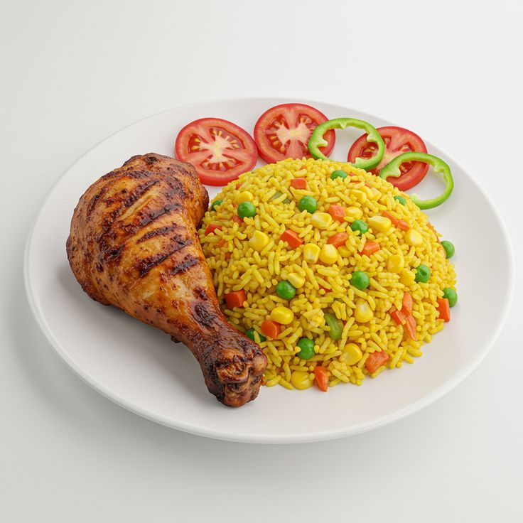 Fried rice with chicken